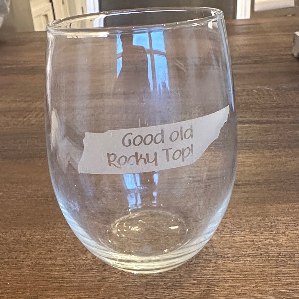 Rocky Top Wine Glass
